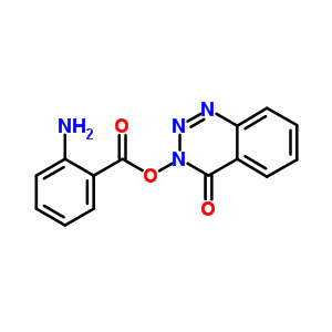 52128-55-9  3-[(2-aminobenzoyl)oxy]-1,2,3-benzotriazin-4(3H)-one