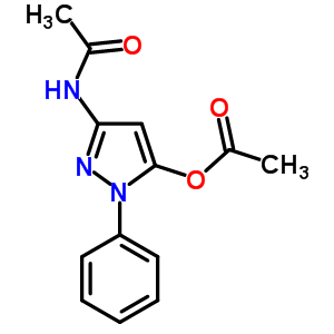 52472-96-5  3-(acetylamino)-1-phenyl-1H-pyrazol-5-yl acetate