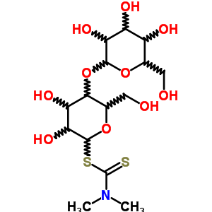 53270-67-0  1-S-(dimethylcarbamothioyl)-4-O-hexopyranosyl-1-thiohexopyranose