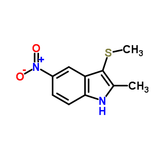 53512-36-0  2-methyl-3-(methylsulfanyl)-5-nitro-1H-indole