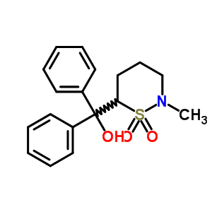 54531-84-9  (2-methyl-1,1-dioxido-1,2-thiazinan-6-yl)(diphenyl)methanol