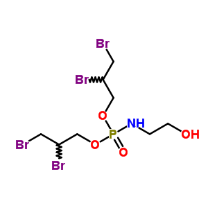 55190-39-1  bis(2,3-dibromopropyl) (2-hydroxyethyl)phosphoramidate