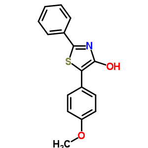 59484-43-4  5-(4-methoxyphenyl)-2-phenyl-1,3-thiazol-4-ol 59484-43-4  5-(4-methoxyphenyl)-2-phenyl-1,3-thiazol-4-ol