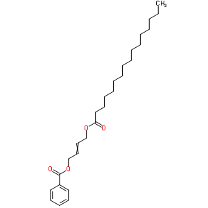 59863-55-7  4-(hexadecanoyloxy)but-2-en-1-yl benzoate