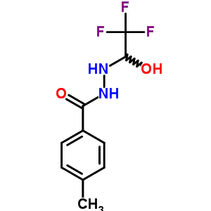 59872-98-9  4-methyl-N'-(2,2,2-trifluoro-1-hydroxyethyl)benzohydrazide 59872-98-9  4-methyl-N'-(2,2,2-trifluoro-1-hydroxyethyl)benzohydrazide