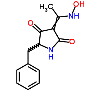 59905-07-6  5-benzyl-3-[1-(hydroxyamino)ethylidene]pyrrolidine-2,4-dione