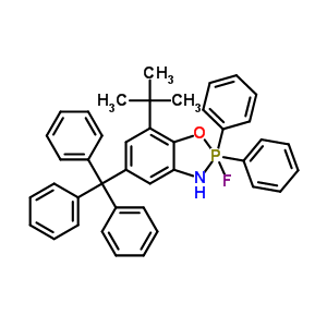 60485-01-0  7-tert-butyl-2-fluoro-2,2-diphenyl-5-trityl-2,3-dihydro-1,3,2lambda~5~-benzoxazaphosphole