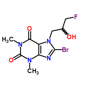 61562-56-9  8-bromo-7-(3-fluoro-2-hydroxypropyl)-1,3-dimethyl-3,7-dihydro-1H-purine-2,6-dione