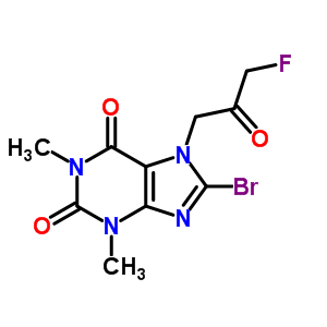 61562-57-0  8-bromo-7-(3-fluoro-2-oxopropyl)-1,3-dimethyl-3,7-dihydro-1H-purine-2,6-dione