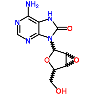 62086-56-0  6-amino-9-(2,3-anhydropentofuranosyl)-7,9-dihydro-8H-purin-8-one