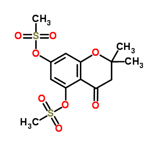 62113-86-4  2,2-dimethyl-4-oxo-3,4-dihydro-2H-chromene-5,7-diyl dimethanesulfonate