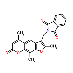 62442-58-4  2-[(2,5,9-trimethyl-7-oxo-7H-furo[3,2-g]chromen-3-yl)methyl]-1H-isoindole-1,3(2H)-dione