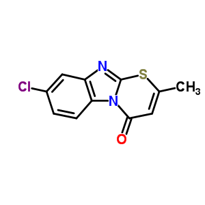 64411-78-5  8-chloro-2-methyl-4H-[1,3]thiazino[3,2-a]benzimidazol-4-one