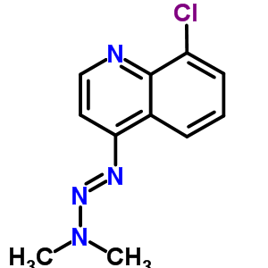 65340-79-6  8-chloro-4-[(1E)-3,3-dimethyltriaz-1-en-1-yl]quinoline