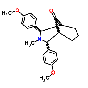 65712-58-5  2,4-bis(4-methoxyphenyl)-3-methyl-3-azabicyclo[3.3.1]nonan-9-one