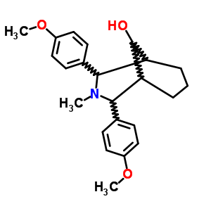 68507-15-3  2,4-bis(4-methoxyphenyl)-3-methyl-3-azabicyclo[3.3.1]nonan-9-ol