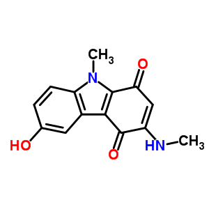 70036-32-7  6-hydroxy-9-methyl-3-(methylamino)-1H-carbazole-1,4(9H)-dione
