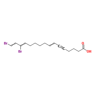 70147-24-9  14,16-dibromohexadeca-7,13,15-trien-5-ynoic acid