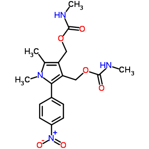 70889-30-4  [1,2-dimethyl-5-(4-nitrophenyl)-1H-pyrrole-3,4-diyl]dimethanediyl bis(methylcarbamate)