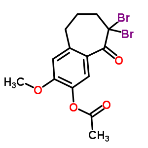 71007-55-1  8,8-dibromo-3-methoxy-9-oxo-6,7,8,9-tetrahydro-5H-benzo[7]annulen-2-yl acetate
