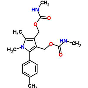 71065-66-2  [1,2-dimethyl-5-(4-methylphenyl)-1H-pyrrole-3,4-diyl]dimethanediyl bis(methylcarbamate)