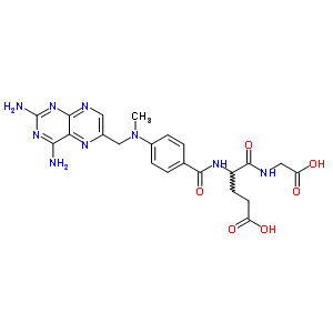 71177-43-0  N-(4-{[(2,4-diaminopteridin-6-yl)methyl](methyl)amino}benzoyl)-alpha-glutamylglycine