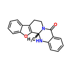 71274-05-0  13b-methyl-7,8,13b,14-tetrahydro-5H-[1]benzofuro[2',3':3,4]pyrido[2,1-b]quinazolin-5-one