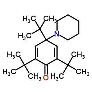 72483-56-8  2,4,6-tri-tert-butyl-4-(piperidin-1-yl)cyclohexa-2,5-dien-1-one