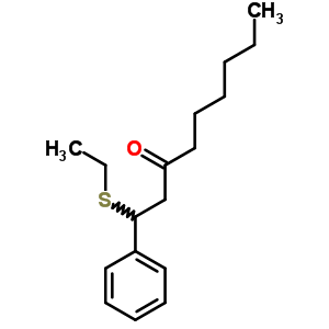 74975-58-9  1-(ethylsulfanyl)-1-phenylnonan-3-one