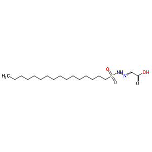 75968-33-1  [2-(hexadecylsulfonyl)hydrazinylidene]acetic acid