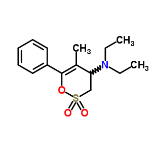 76312-37-3  N,N-diethyl-5-methyl-6-phenyl-3,4-dihydro-1,2-oxathiin-4-amine 2,2-dioxide