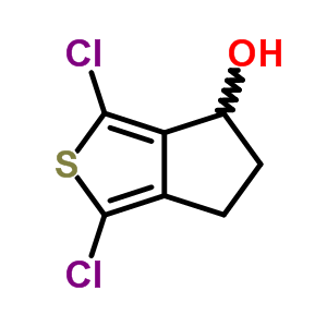 7687-84-5  1,3-dichloro-5,6-dihydro-4H-cyclopenta[c]thiophene-4-ol