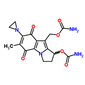 78776-17-7  [7-(aziridin-1-yl)-1-(carbamoyloxy)-6-methyl-5,8-dioxo-2,3,5,8-tetrahydro-1H-pyrrolo[1,2-a]indol-9-yl]methyl carbamate