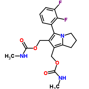 79787-23-8  [5-(2,3-difluorophenyl)-2,3-dihydro-1H-pyrrolizine-6,7-diyl]dimethanediyl bis(methylcarbamate)
