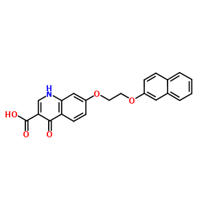 79807-95-7  7-[2-(naphthalen-2-yloxy)ethoxy]-4-oxo-1,4-dihydroquinoline-3-carboxylic acid