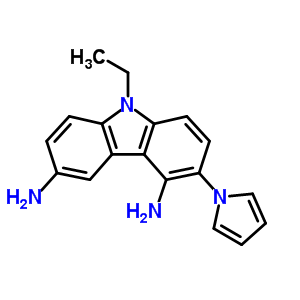 82982-97-6  9-ethyl-6-(1H-pyrrol-1-yl)-9H-carbazole-3,5-diamine