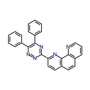 87209-05-0  2-(5,6-diphenyl-1,2,4-triazin-3-yl)-1,10-phenanthroline