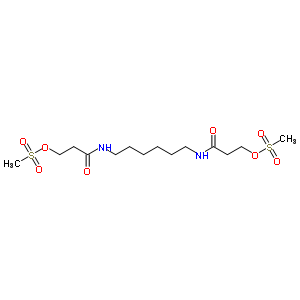 36647-85-5  2,2-dioxido-6,15-dioxo-3-oxa-2lambda~6~-thia-7,14-diazaheptadecan-17-yl methanesulfonate