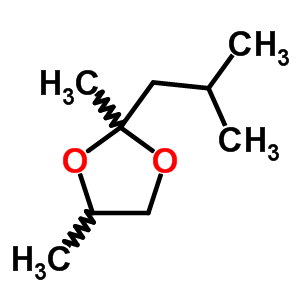 4351-12-6  2,4-dimethyl-2-(2-methylpropyl)-1,3-dioxolane