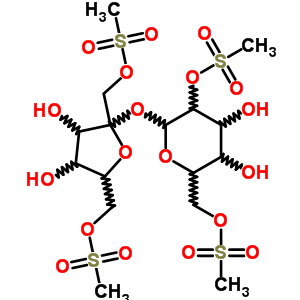 4466-00-6  1,6-bis-O-(methylsulfonyl)hex-2-ulofuranosyl 2,6-bis-O-(methylsulfonyl)hexopyranoside