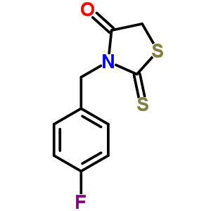 453-69-0  3-(4-fluorobenzyl)-2-thioxo-1,3-thiazolidin-4-one 