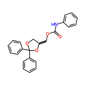 4993-79-7  (2,2-diphenyl-1,3-dioxolan-4-yl)methyl phenylcarbamate