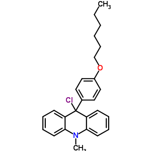 509-94-4  9-chloro-9-[4-(hexyloxy)phenyl]-10-methyl-9,10-dihydroacridine