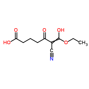 51453-81-7  6-cyano-7-ethoxy-7-hydroxy-5-oxohept-6-enoic acid