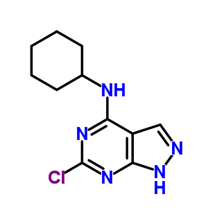 5444-48-4  6-chloro-N-cyclohexyl-1H-pyrazolo[3,4-d]pyrimidin-4-amine