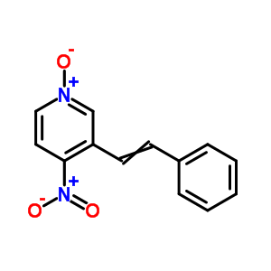 54629-90-2  4-nitro-3-(2-phenylethenyl)pyridine 1-oxide 54629-90-2  4-nitro-3-(2-phenylethenyl)pyridine 1-oxide