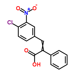 56494-92-9  3-(4-chloro-3-nitrophenyl)-2-phenylprop-2-enoic acid