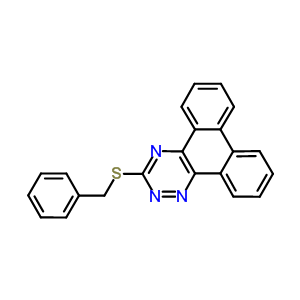 59851-31-9  3-(benzylsulfanyl)phenanthro[9,10-e][1,2,4]triazine