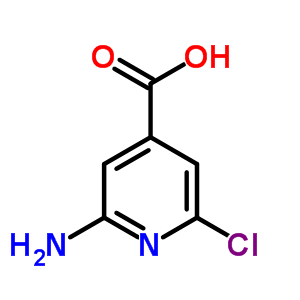 2-amino-6-chloropyridine-4-carboxylic acid 6313-55-9