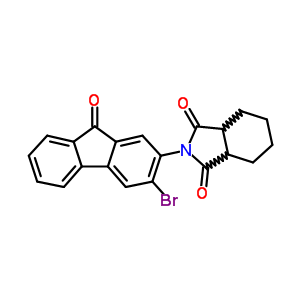 6341-18-0  2-(3-bromo-9-oxo-9H-fluoren-2-yl)hexahydro-1H-isoindole-1,3(2H)-dione